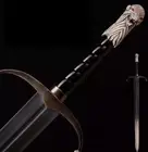 Game of Thrones - Jon Snow's Long Claw Sword with Wall Plaque