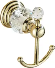 Crystal Towel Hook, Gold Robe Hooks, Bathroom Hand Towel Wall Hanger for Clothes