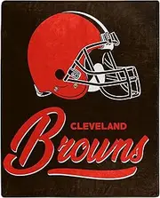 Northwest NFL Cleveland Browns Raschel Throw Blanket, 50" x 60", Signature