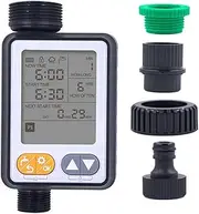 Daseeme Gardening rigation Timer Automatic Watering Device Garden Balcony Rain Sensing Control nt rigation System Controller 10 Programs Setting with Safety Lock