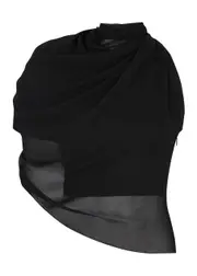 Jacquemus Le Haut Pablo Draped Chiffon top - Black - 38 (UK10 / S) 38 (UK10 / S)