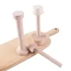 Baking Wooden Double Sided Tart Tamper Eggtart Mold Pastry Tools Dough Press