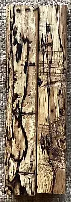 2 Pen Blanks Spalted Wormy Red Oak