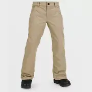 Brand New Kids 2024 Volcom Freakin Chino Insulated Pant Dark Khaki Size Medium