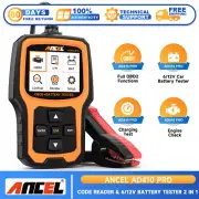 ANCEL OBD2 Scanner AD410 Pro Battery Tester 2 in 1 100-2000 CCA Car Battery Test