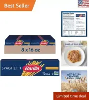 Authentic Italian Spaghetti Pasta (8 Pack of 6 oz Boxes) - Quick Cooking & Tasty
