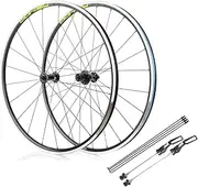 MirOdo Road Bike Wheelset 451/650C/700C Aluminum Alloy Dual Wall Rims 20/24 Holes Rim Brakes Quick Release 100/130mm Front Rear Wheels for HG Freehub 8-12 Speed Cassette
