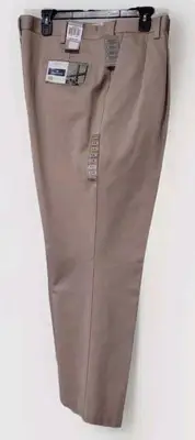 Dockers Pants Men's 40W X 32L Slacks Classic Fit Pleated Front Tan Pockets