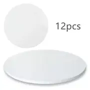 12x Round Cake Board 14" Thickess 0.6cm MDF Base White Boards Wedding Birthday