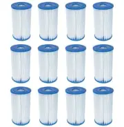 12 Bestway Type IV / B Filter Cartridges for 2500 GPH Above Ground Pool Filters