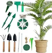 Potting Moss Sticks Set | Climbing Plant Stand Accessories Kit | Includes Hole Puncher, Planter, Cable Tie, Seedling Lifter, Twine for Creeper