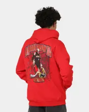 [Goat Crew] Goat Crew Man Down Hoodie Red - Size L L Red