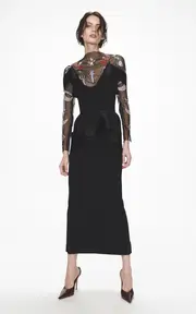 [Maticevski] Barrier Peplum Dress