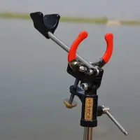 在飛比找蝦皮購物優惠-壓力式架竿器 地插 炮台支架 垂釣 手竿 磯釣 石雕 釣魚 