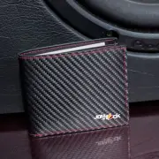 CARBON FIBRE & LEATHER WALLET CAR DRIFT FAST GIFT TRACK JDM for FT86 SKYLINE