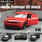 1/36 Dodge Challenger SRT Hellcat Toy Car Diecast Miniature Pull Back Super Car