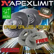 F+R Cross Drilled Rotors for for Acura CSX Type-S / Honda Civic Si (for: Honda Civic)