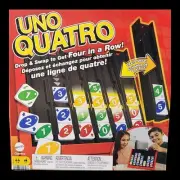 Uno Quatro Game, Adult, Family, and Game Night Mattel Board Game Free Shipping