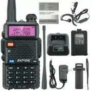 10x UV-5R VHF/UHF Dual Band Two Way Radio Walkie Talkie Transceiver + Headset
