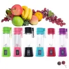 Portable Blender/Juicer Hand Held 12.8 oz. 6 Blade USB Rechargeable, In 3 Colors