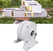 Topyond 12V Dual Shaft Generator with Base 3 Phase AC Permanent Magnet Synchronous Electric Motor for Wind Turbines (100W)
