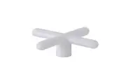 Pool Snooker Billiard Table Cue Rest Cross White Nylon Fitting