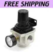 Efficient Air Compressor Pressure Relief Regulator with Gauge, 1'' NPT Female