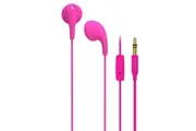 iLuv Pink Bubble Gum Talk Earphones Headset w Mic & Remote for mp3 Apple Samsung