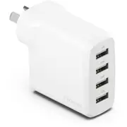 Cygnett Powerplus 24W Multiport Wall Charger - White
