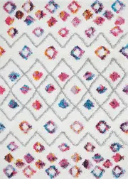 Rug Culture Multi-Colour Vivid Berber Shag Rug