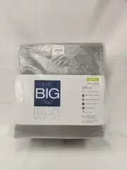 NEW The Big One Ease Care Sheet Set 275 Thread Count. KING 4Pc set. Grey
