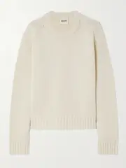 [KHAITE] KHAITE - Mae Cashmere Sweater - Off-white - small small Off-white