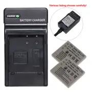 Battery or AC+dc Charger for Sanyo DB-L20 DB-L20A DB-L20AU VAR-L20N VAR-L20NI