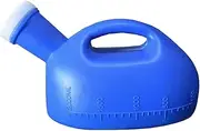 GUANGJIQIAO 2000ML Male Urinal Mens Potty Portable Pee Bottle Collector Travel Toliet (Blue)