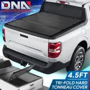 For 2022-2023 Ford Maverick Truck Bed Hard Top Folding Tri-Fold Tonneau Cover