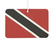 2 Pack Trinidad Flag Car Air Freshener Flags Freshie Aromatherapy Gift