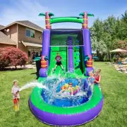 Commercial Giant 6.4M PVC Inflatable Water Slide Bounce House Pool Water Park