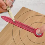 Woodworking Scribe Gauge Carpentry Circular Drawing Compass Carpentry Hole Ruler