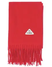 [EVERAU] Eva Plain Scarf in Red