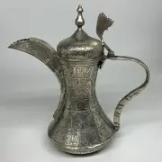 1124g,12.5"x7" Handmade Antique Pitcher Ewer Brass/Copper @Afghanistan, P149