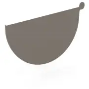 NSW NEW Stratco Half Round Gutter Stop End Driftwood