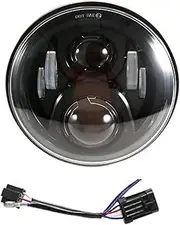 Motorcycle Headlight 7 inch LED Headlight Halo DRL Light For Rod Fat Boy For Heritage Softail For Slim Deluxe Switchback For Road King Motorcycle