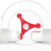 KONTONTY Computer Supply Flow Meter Red 1/4 Inch Connector Water Cooling System Flow Meter Indicator