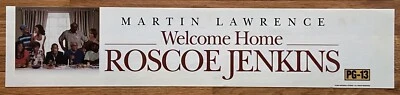 ⭐ Welcome Home Roscoe Jenkins (2007) - Movie Theater Mylar / Poster Small