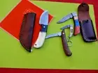 7" Drop Point,8" Folding DAMASCUS STEEL Knives,Bush Hunting/FishingCamping Knife