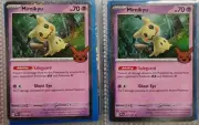 Error Mimikyu 097/193 Trick or Trade Holo, Error Off Center Lot Of 3