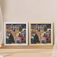 在飛比找蝦皮購物優惠-【聖誕禮物】小紅書圣誕冬燈拼圖相框galison畫框框架裱框