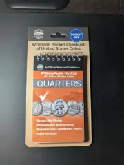 Whitman Pocket Checklist of US Quarter Coins Issues & Proofs Collector Reference