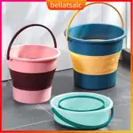 FOLDABLE BARREL PLASTIC CAR WASH BUCKET HOUSEHOLD CLEANING B