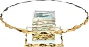 Godinger Cake Stand, Footed Cake Plate, Cake Server Stand - 9, Harper